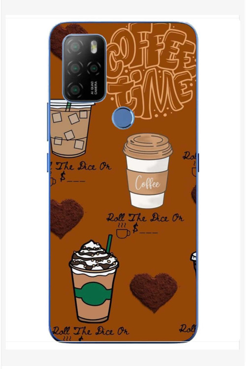 X300 Kamera Korumalı Baskılı Desenli Coffe Time Stkx26