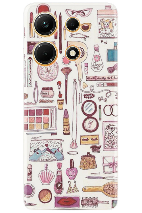 İnfinix Note 30 Kılıf Hd Baskılı Kılıf Yüksek Korumalı - Name-17-Note30
