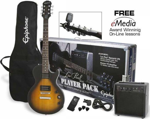 Les Paul Player Pack Special II Elektro Gitar Seti (Vintage Sunburst)