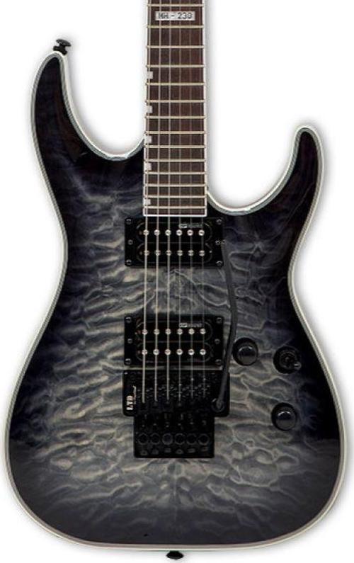MH-230 QM FR Quilted Maple See Thru Black Sunburst Elektro Gitar