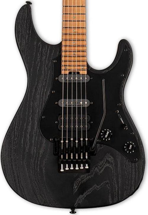 SN-1000 FR Black Blast Roasted Maple Elektro Gitar