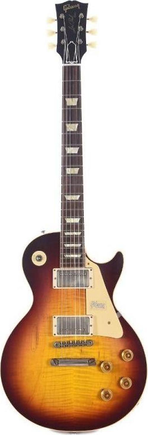 Custom 1958 Les Paul Standard Reissue VOS Elektro Gitar (Bourbon Burst)