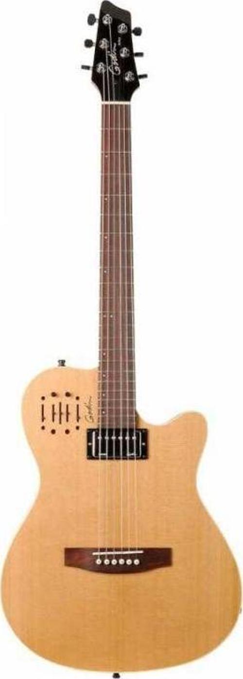 A6 Ultra Natural Elektro Akustik Gitar (Natural)