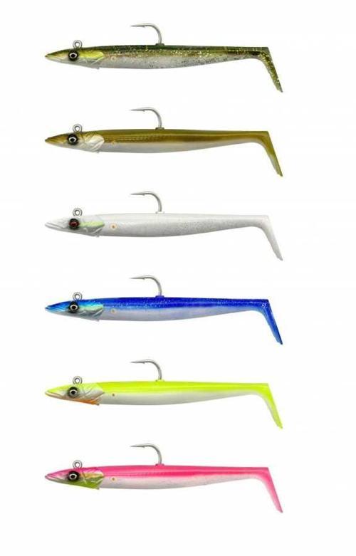 Sandeel V2 14 cm 33 gr 2+1 Green Silver