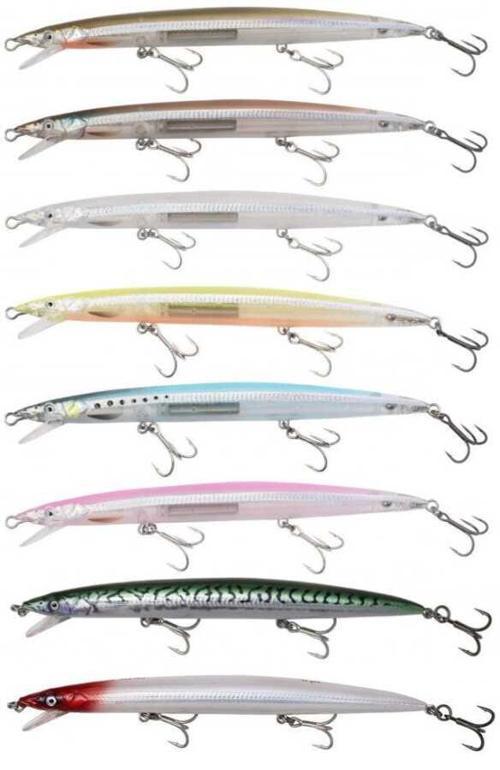 Sandeel Jerk Minnow 145 14G  Balık 03-White Flash