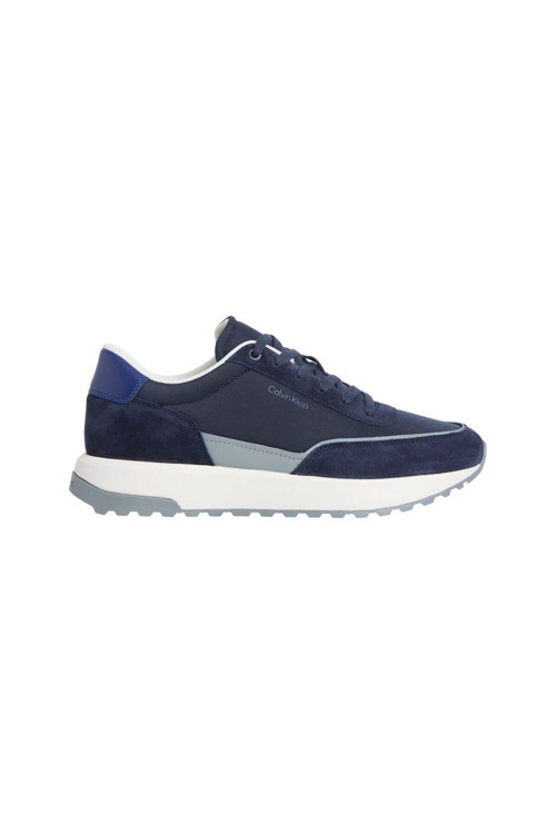 Erkek Süet Detaylı Rahat Taban Lacivert Sneaker Hm0Hm01714-02F