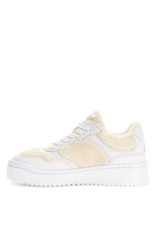 Beyaz Kadın Sneaker Flfm10Fab12-Whıte