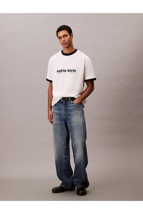 Erkek Krem Beyaz Tişörtler