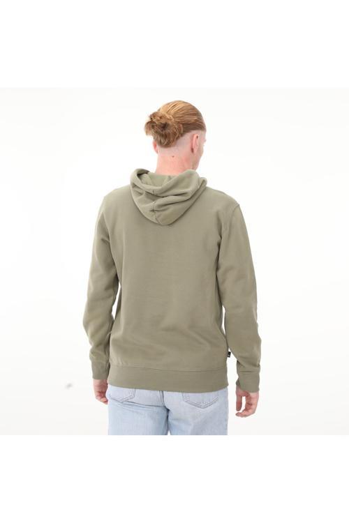 B0A6Fkm5901-R Ls Cursive Hoodie Sweatshirt Regular Erkek Sweatshirt Haki