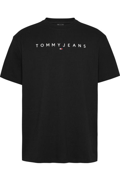 Th Dm0Dm20744 Tjm Reg Lınear Logo Tee Ext Erkek Tshirt