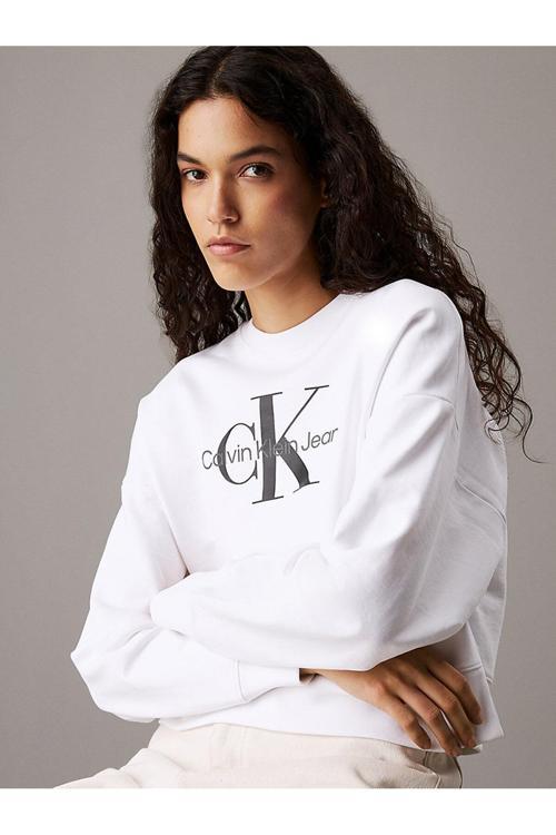 Kadın Beyaz Sweatshirtler