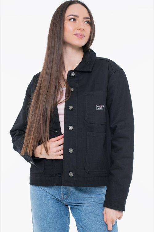 Kadın Kot Ceket-W4Bn65D5J31