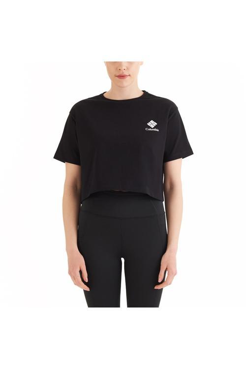 Csc Framed Halftone Logo Kadın Kısa Kollu T-Shirt