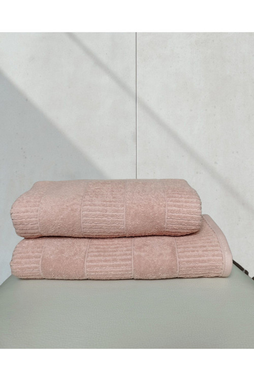 Karya 1 Banyo Havlusu 90X150 Cm Ve 1 Yüz Havlusu 50X90 Cm % 100 Pamuk