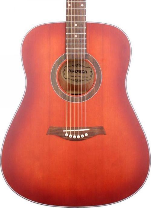 MAG-41M-TRD Trans Red Akustik Gitar