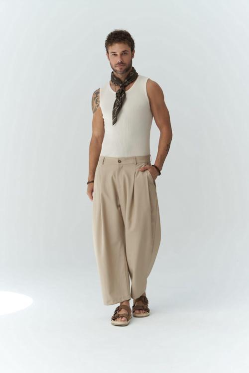 Hector Bej Geniş Paça Erkek Pantolon