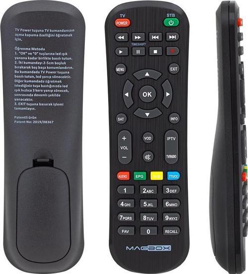 KR MAGBOX YENİ MARGINAL-PRESIDENT-ORBIT HD UYDU AKILLI TV ÖZELLİKLİ KUMANDA (1571=33306)