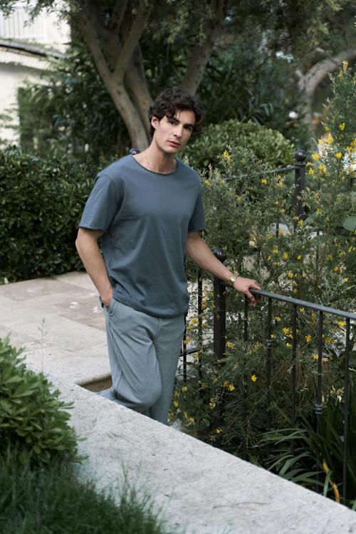 Pierce Füme Erkek T-shirt