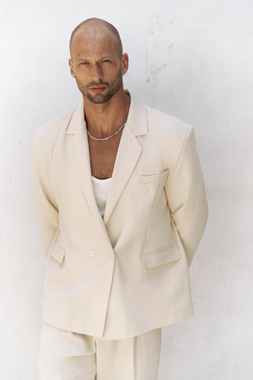 Ayyubay Naturel Erkek Blazer Ceket