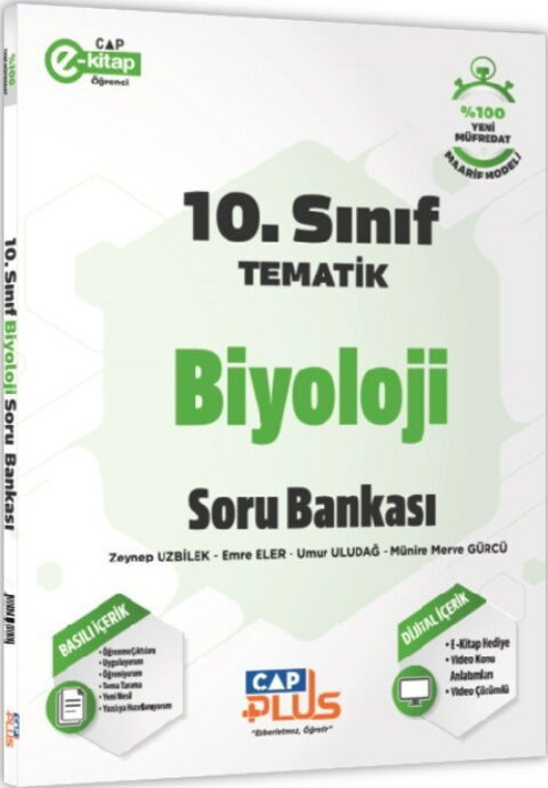 10. Sınıf Biyoloji Tematik Soru Bankası Çap Yayınları
