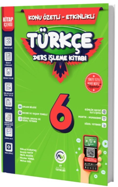 6. Sınıf Türkçe Ders İşleme Kitabı Av Yayınları
