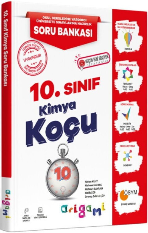 10. Sınıf Kimya Origami Soru Bankası Tammat Yayıncılık