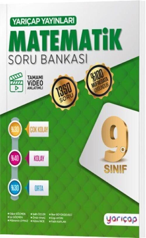 9. Sınıf Matematik Soru Bankası Yarı Çap Yayınları