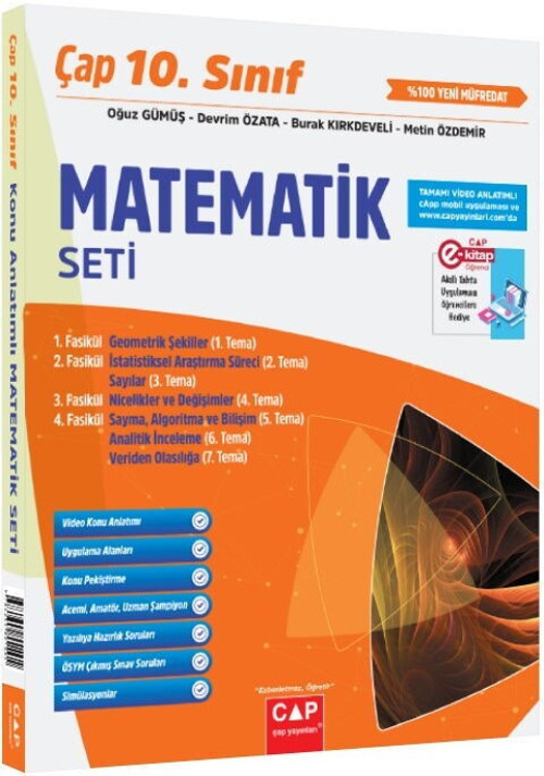 10. Sınıf Matematik Anadolu Seti Çap Yayınları