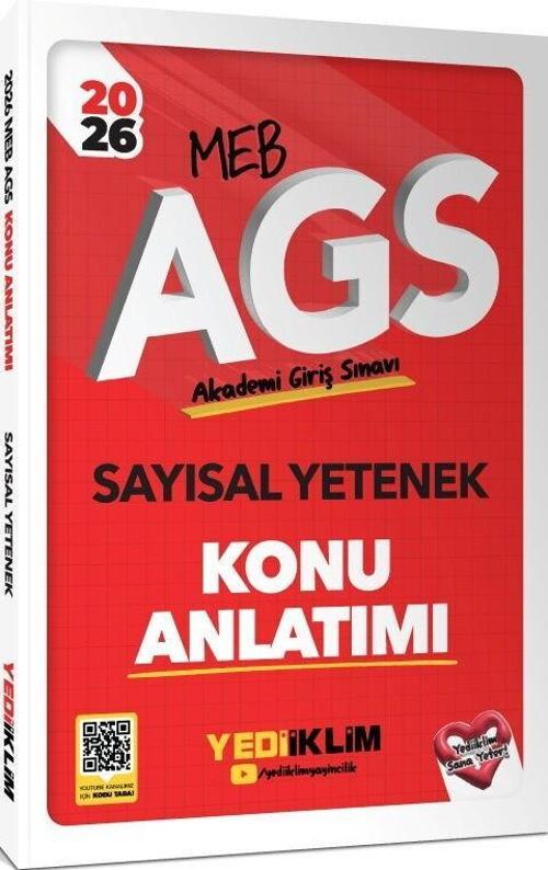2026 MEB AGS Sayısal Yetenek Konu Anlatımı Yediiklim Yayınları