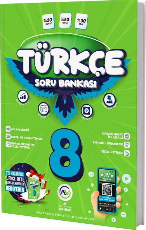 8. Sınıf Türkçe Soru Bankası Av Yayınları