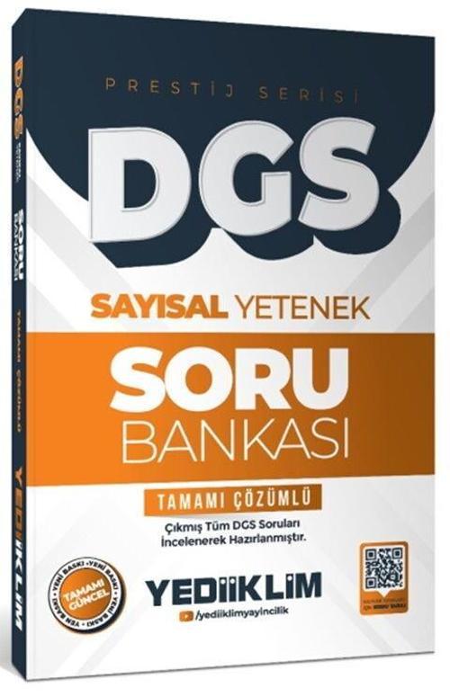 2026 DGS Prestij Serisi Sayısal Yetenek Tamamı Çözümlü Soru Bankası Yediiklim Yayınları