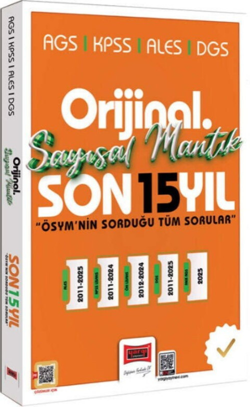 2026 Kpss Ags Ales Dgs Sayısal Mantık Son 15 Yıl Çıkmış Sorular