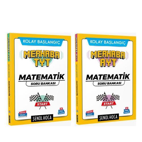 Şenol Hoca Merhaba TYT ve AYT Matematik Soru Bankası Seti 2 Kitap