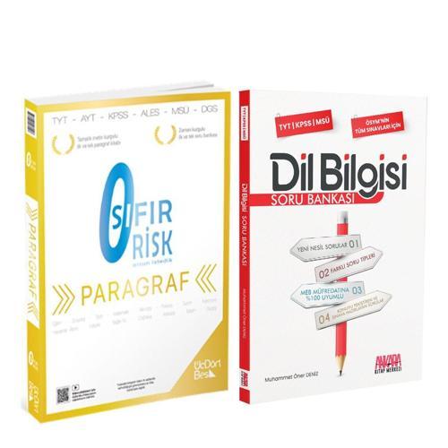 ÜçDörtBeş Yayınları Paragraf Sıfır Risk ve AKM Dil Bilgisi Soru Bankası Seti 2 Kitap
