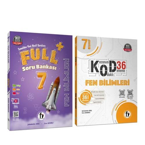 Fi Yayınları 7.Sınıf Fen Bilimleri FULL Soru Bankası ve KOD 36 Deneme Seti 2 Kitap