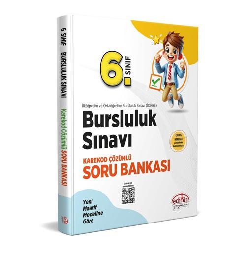 6. Sınıf Bursluluk Sınavı Soru Bankası Editör Yayınları