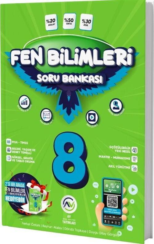 8. Sınıf Fen Bilimleri Soru Bankası Av Yayınları