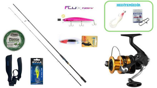 Ryuji Terminator 270 cm 4–35 gr & Shimano FX 4000 FC Spin Seti