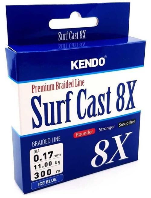 Surf Cast 8X Fighting 300 mt Örgü İp ( ICE BLUE) 0,15mm