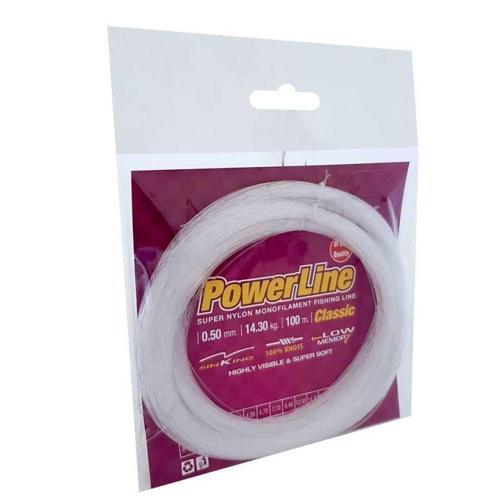 Powerline Classıc 100 mt Poşet Misina Beyaz 0,90 mm