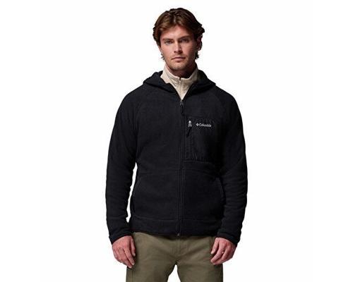 Fast Trek Overlay Hooded Full Zip Erkek Outdoor Polar Ceket 2135701010 Siyah