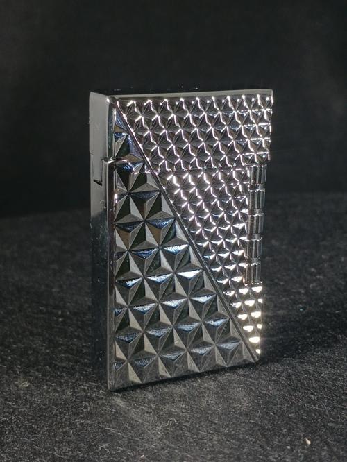 Elmas Kesim Gümüş Renkli Gazlı Metal Çakmak