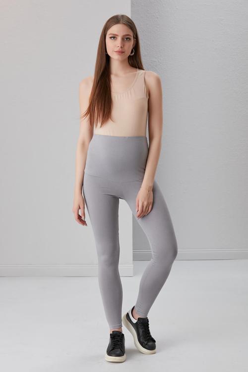 0500-Hamile Viskon Liycra Tam Boy Tayt