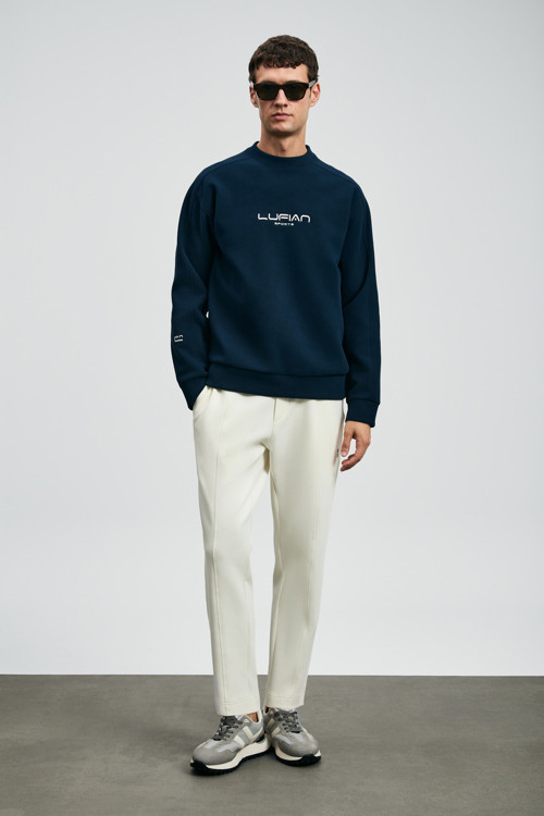 Dark Erkek Sweatshirt Lacivert