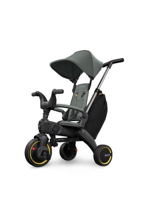 Liki Trike Tek Parça Katlanır 3 Tekerlekli Bebek Bisikleti S3 - Forest Grey