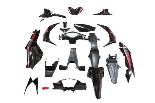 Kuba Ege Kaporta Seti (Farsız Stopsuz)  Sıyah