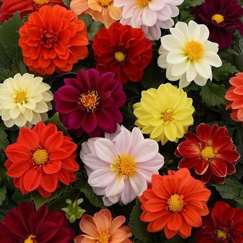 GARDEN 100 ADET KARIŞIK DAHLİA ÇİÇEĞİ TOHUMU + 10 ADET HEDİYE KARIŞIK GÜL ÇİÇEK TOHUMU