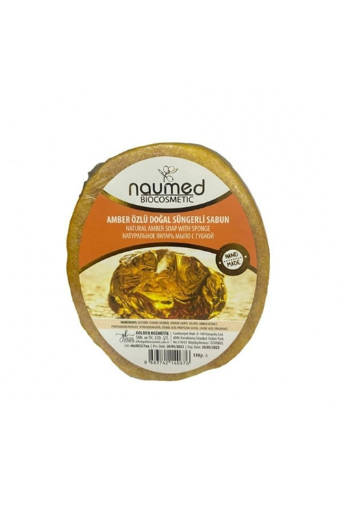 Amber Özlü (Batık Ve Çilek Bacak Onarımına Yardımcı) Doğal Süngerli Sabun 130Gr