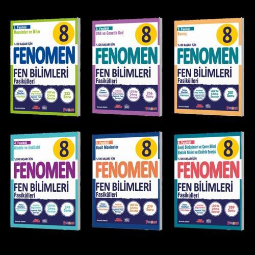 8. Sınıf Fenomen Fen Bilimleri Fasikül Seti Fenomen Okul Yayınları