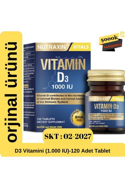 D3 Vitamini (1.000 IU)-120 Adet Tablet